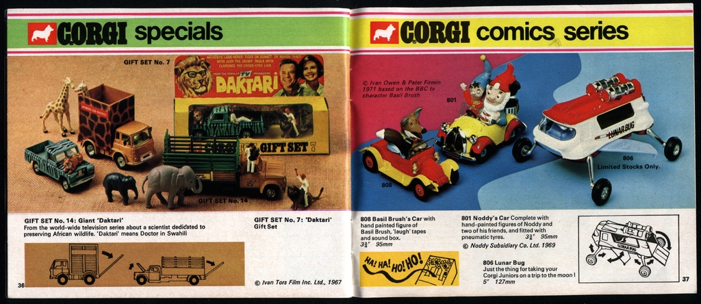1973 Corgi Toys Yearly 40 Page Catalog Advertisement Brochure MINT 